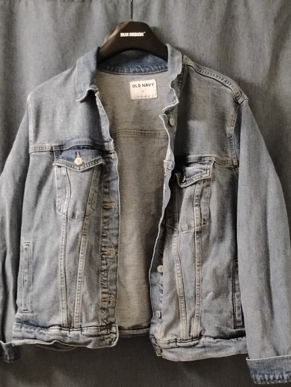Old Navy Faded Blue Denim Truck Jacket